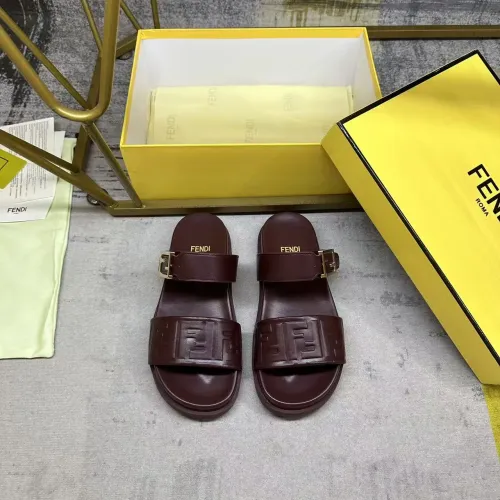 Replica Fendi Slippers For Women #1441820 $85.00 USD for Wholesale