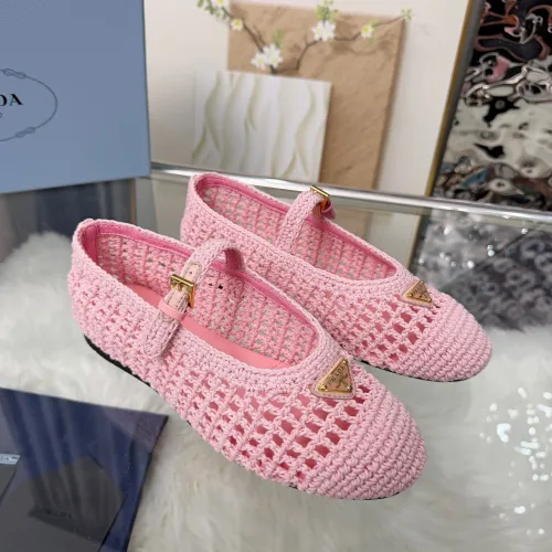 Replica Prada Flat Shoes For Women #1441821 $122.00 USD for Wholesale