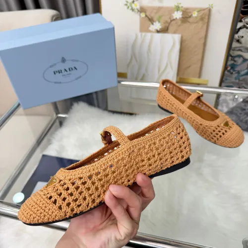 Replica Prada Flat Shoes For Women #1441822 $122.00 USD for Wholesale