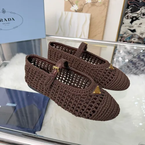 Replica Prada Flat Shoes For Women #1441823 $122.00 USD for Wholesale