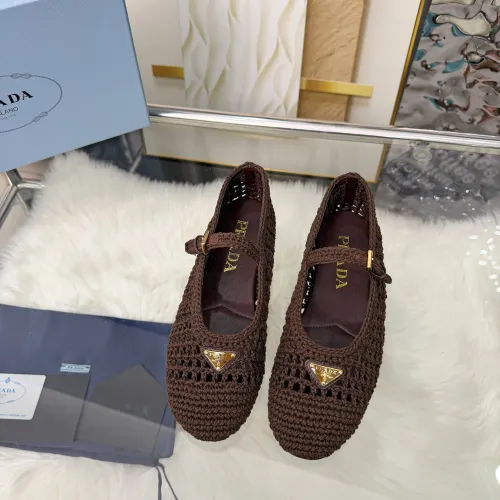 Replica Prada Flat Shoes For Women #1441823 $122.00 USD for Wholesale