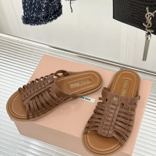 Cheap MIU MIU Slippers For Women #1441844, $$102.00 USD On MIU MIU Slippers