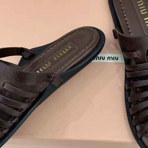 Replica MIU MIU Slippers For Women #1441845 $102.00 USD for Wholesale
