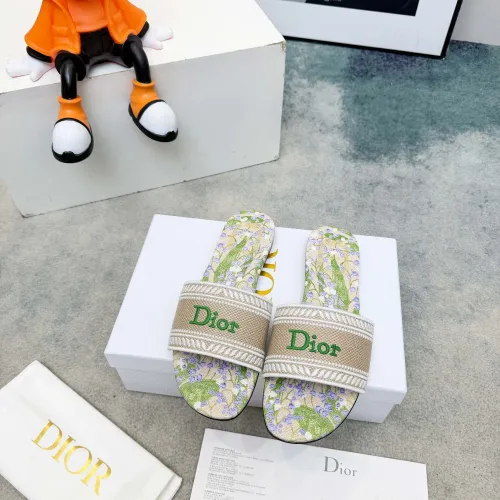 Replica Christian Dior Slippers For Women #1441849 $76.00 USD for Wholesale