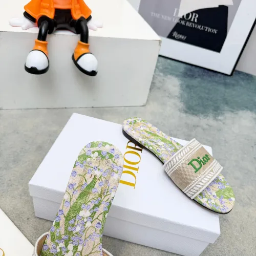 Replica Christian Dior Slippers For Women #1441849 $76.00 USD for Wholesale