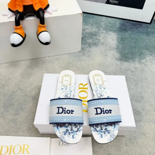 Replica Christian Dior Slippers For Women #1441850 $76.00 USD for Wholesale