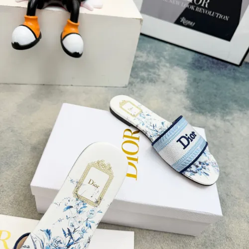 Replica Christian Dior Slippers For Women #1441850 $76.00 USD for Wholesale