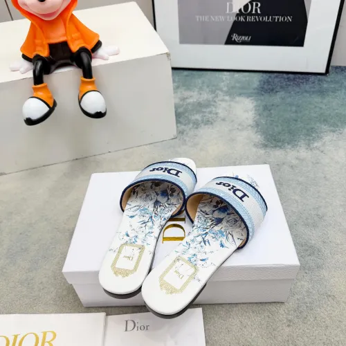 Replica Christian Dior Slippers For Women #1441850 $76.00 USD for Wholesale
