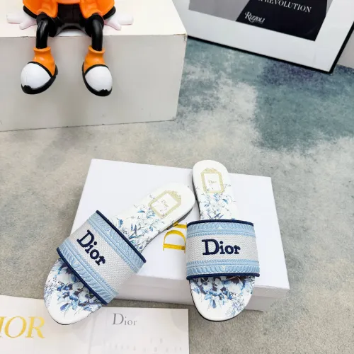 Replica Christian Dior Slippers For Women #1441850 $76.00 USD for Wholesale