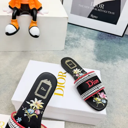 Replica Christian Dior Slippers For Women #1441851 $76.00 USD for Wholesale