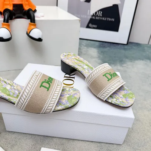 Replica Christian Dior Slippers For Women #1441852 $82.00 USD for Wholesale