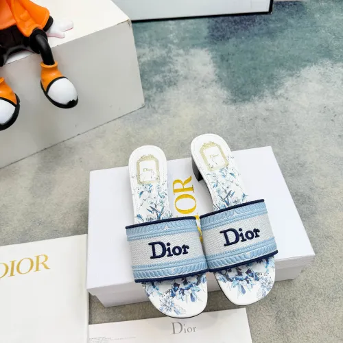 Replica Christian Dior Slippers For Women #1441853 $82.00 USD for Wholesale
