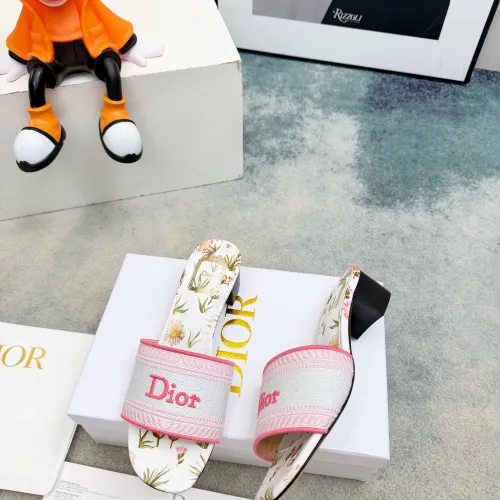 Replica Christian Dior Slippers For Women #1441854 $82.00 USD for Wholesale