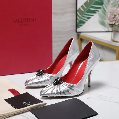 Cheap Valentino High-Heeled Shoes For Women #1441856, $$112.00 USD On Valentino High-Heeled Shoes