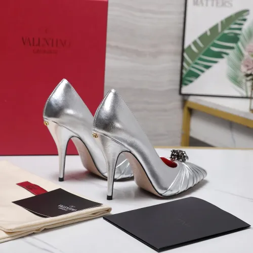 Replica Valentino High-Heeled Shoes For Women #1441856 $112.00 USD for Wholesale