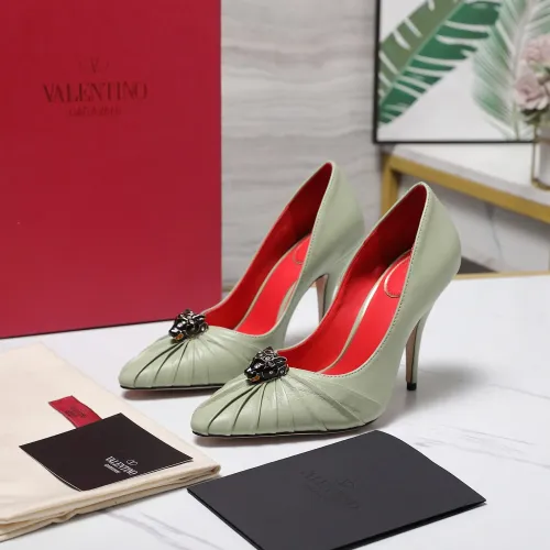 Cheap Valentino High-Heeled Shoes For Women #1441857, $$112.00 USD On Valentino High-Heeled Shoes