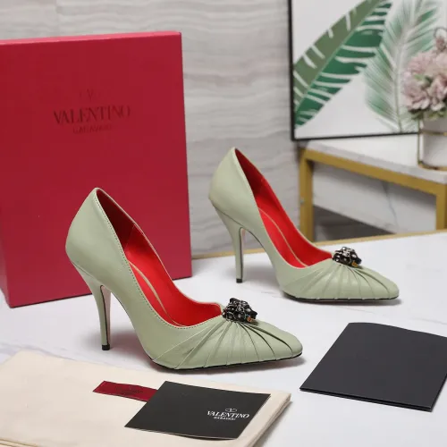 Replica Valentino High-Heeled Shoes For Women #1441857 $112.00 USD for Wholesale