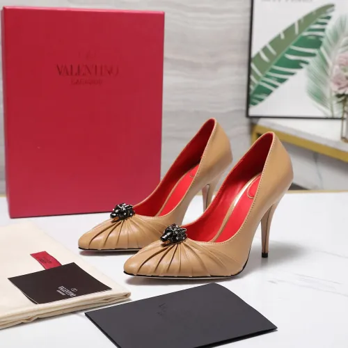 Cheap Valentino High-Heeled Shoes For Women #1441858, $$112.00 USD On Valentino High-Heeled Shoes