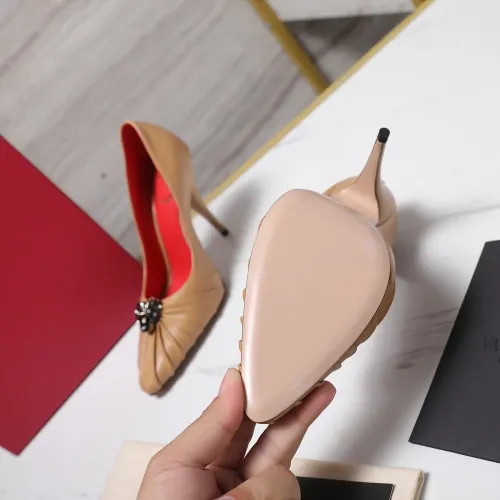 Replica Valentino High-Heeled Shoes For Women #1441858 $112.00 USD for Wholesale