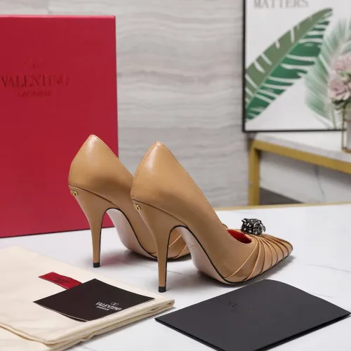 Replica Valentino High-Heeled Shoes For Women #1441858 $112.00 USD for Wholesale