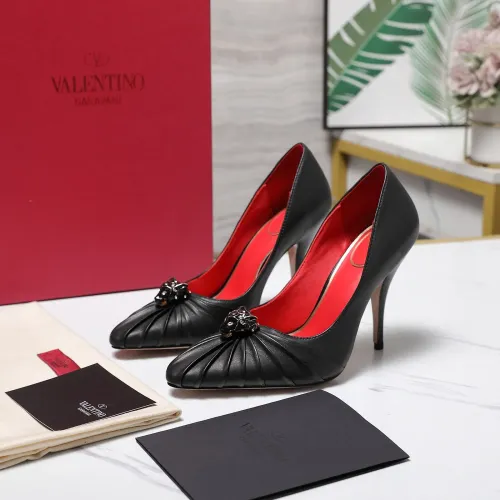 Cheap Valentino High-Heeled Shoes For Women #1441860, $$112.00 USD On Valentino High-Heeled Shoes