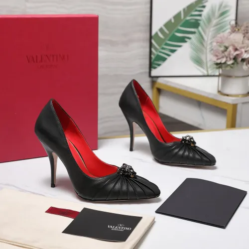 Replica Valentino High-Heeled Shoes For Women #1441860 $112.00 USD for Wholesale