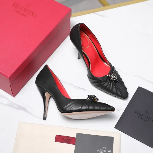 Replica Valentino High-Heeled Shoes For Women #1441860 $112.00 USD for Wholesale