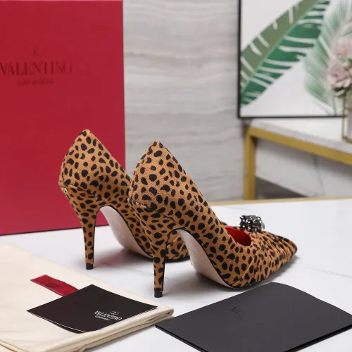 Replica Valentino High-Heeled Shoes For Women #1441861 $112.00 USD for Wholesale