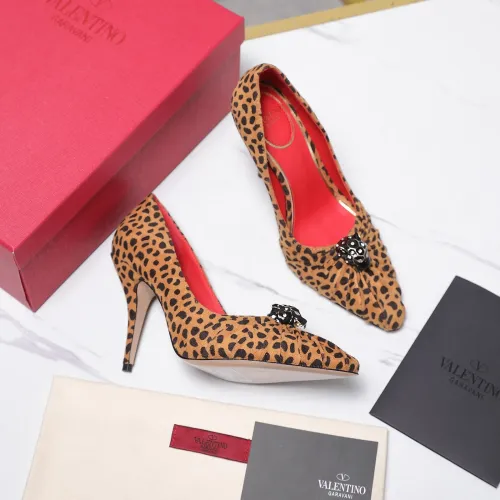 Replica Valentino High-Heeled Shoes For Women #1441861 $112.00 USD for Wholesale
