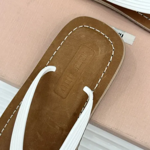 Replica MIU MIU Slippers For Women #1441877 $82.00 USD for Wholesale