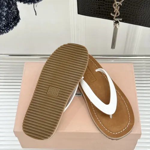 Replica MIU MIU Slippers For Women #1441877 $82.00 USD for Wholesale