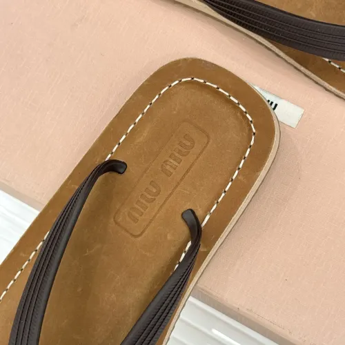 Replica MIU MIU Slippers For Women #1441879 $82.00 USD for Wholesale