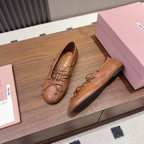 Cheap MIU MIU Flat Shoes For Women #1441880, $$92.00 USD On MIU MIU Flat Shoes