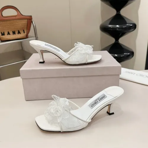 Replica Jimmy Choo Slippers For Women #1441919 $98.00 USD for Wholesale