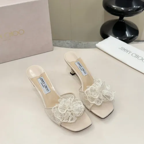Replica Jimmy Choo Slippers For Women #1441920 $98.00 USD for Wholesale