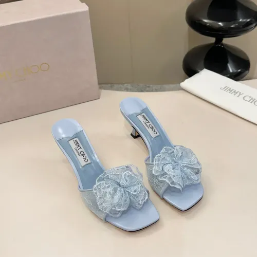 Replica Jimmy Choo Slippers For Women #1441923 $98.00 USD for Wholesale