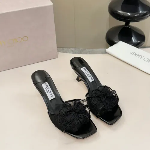 Replica Jimmy Choo Slippers For Women #1441924 $98.00 USD for Wholesale