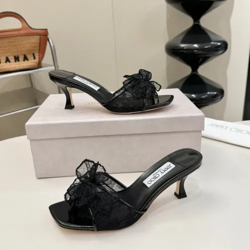 Replica Jimmy Choo Slippers For Women #1441924 $98.00 USD for Wholesale