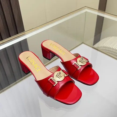 Replica Versace Slippers For Women #1441949 $82.00 USD for Wholesale