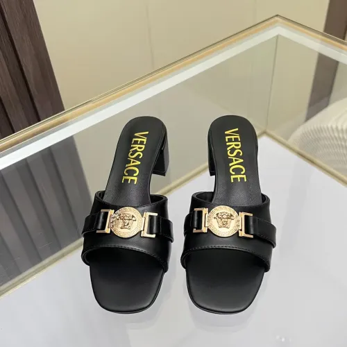 Replica Versace Slippers For Women #1441951 $82.00 USD for Wholesale