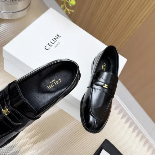 Replica Celine Leather Shoes For Women #1441971 $118.00 USD for Wholesale