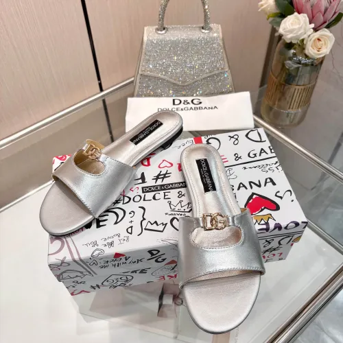 Replica Dolce & Gabbana D&G Slippers For Women #1442000 $82.00 USD for Wholesale