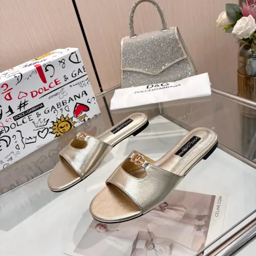 Cheap Dolce &amp; Gabbana D&amp;G Slippers For Women #1442001, $$82.00 USD On Dolce &amp; Gabbana D&amp;G Slippers