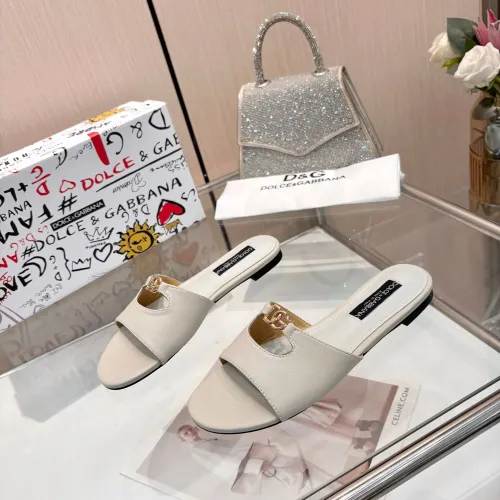 Cheap Dolce &amp; Gabbana D&amp;G Slippers For Women #1442002, $$82.00 USD On Dolce &amp; Gabbana D&amp;G Slippers