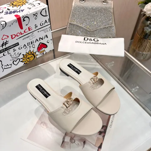 Replica Dolce & Gabbana D&G Slippers For Women #1442002 $82.00 USD for Wholesale