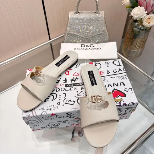 Replica Dolce & Gabbana D&G Slippers For Women #1442002 $82.00 USD for Wholesale
