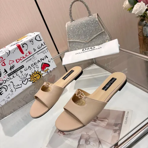 Cheap Dolce &amp; Gabbana D&amp;G Slippers For Women #1442003, $$82.00 USD On Dolce &amp; Gabbana D&amp;G Slippers