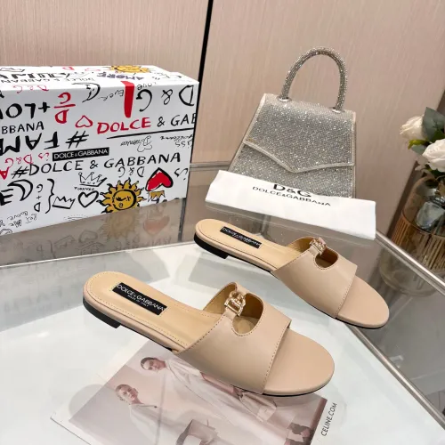 Replica Dolce & Gabbana D&G Slippers For Women #1442003 $82.00 USD for Wholesale