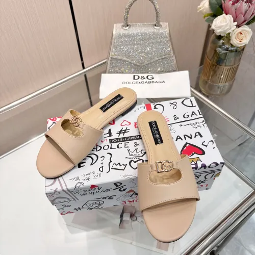 Replica Dolce & Gabbana D&G Slippers For Women #1442003 $82.00 USD for Wholesale