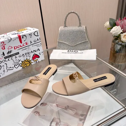 Replica Dolce & Gabbana D&G Slippers For Women #1442003 $82.00 USD for Wholesale